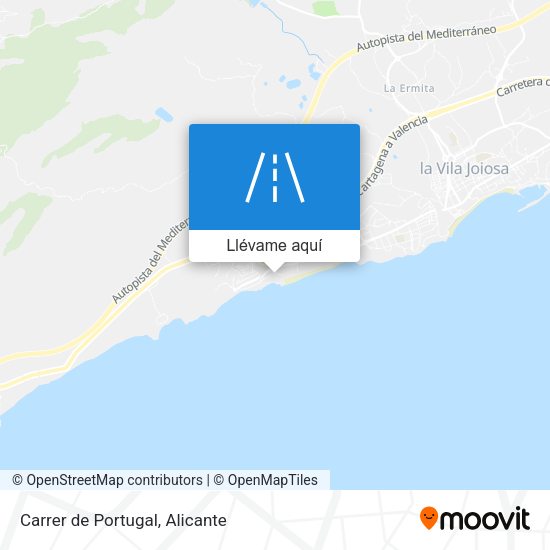 Mapa Carrer de Portugal