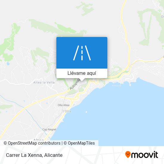 Mapa Carrer La Xenna
