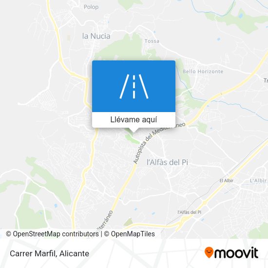 Mapa Carrer Marfil