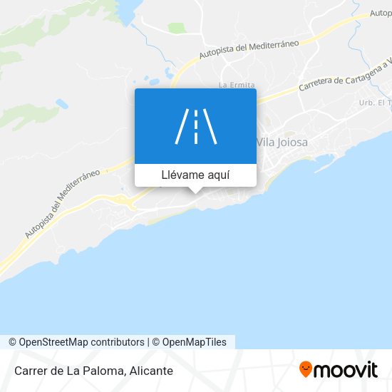 Mapa Carrer de La Paloma