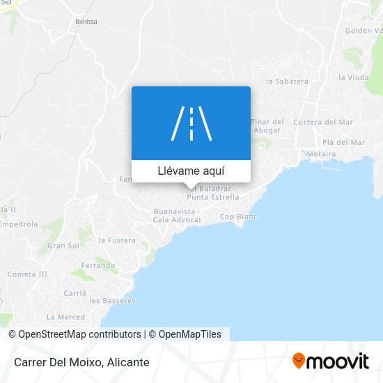 Mapa Carrer Del Moixo