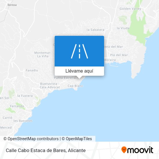 Mapa Calle Cabo Estaca de Bares