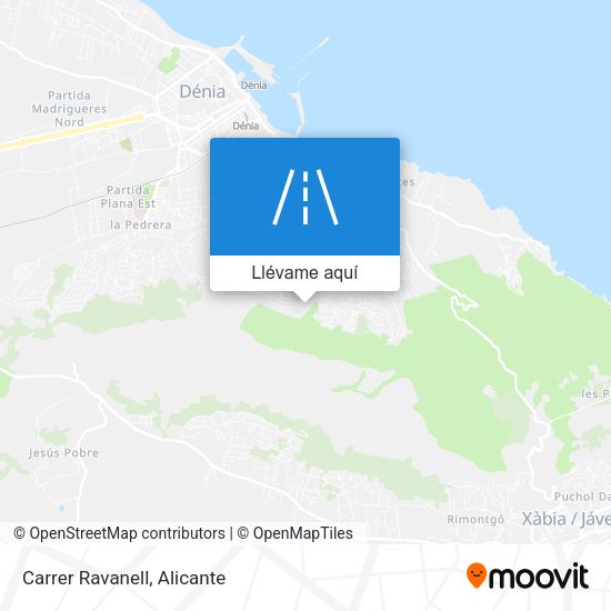 Mapa Carrer Ravanell