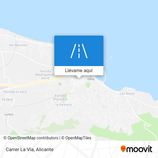 Mapa Carrer La Via