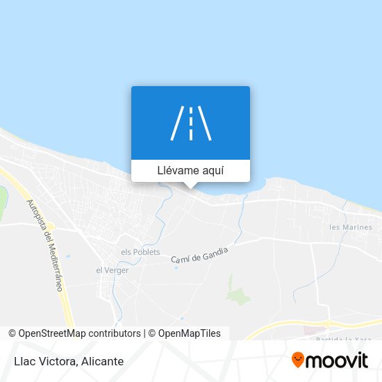 Mapa Llac Victora