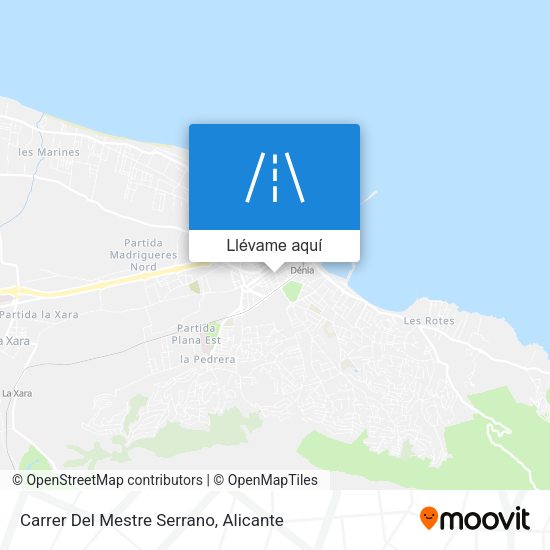 Mapa Carrer Del Mestre Serrano