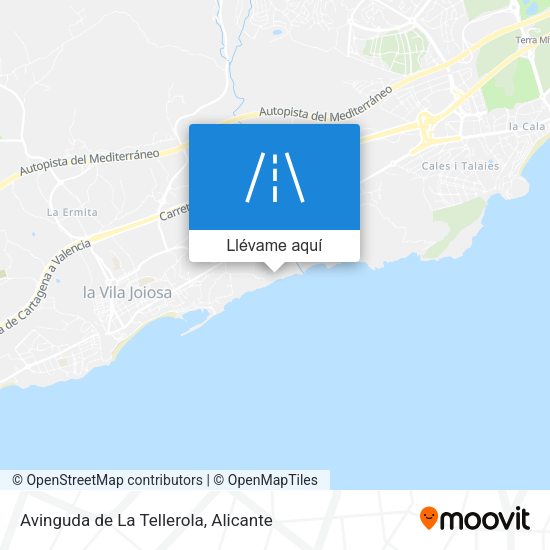 Mapa Avinguda de La Tellerola