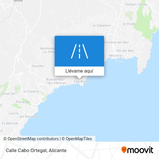 Mapa Calle Cabo Ortegal