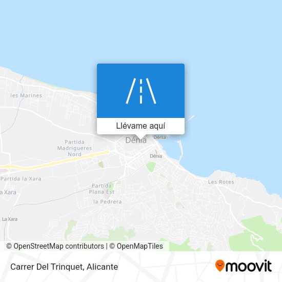 Mapa Carrer Del Trinquet