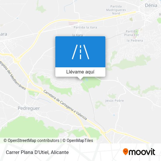 Mapa Carrer Plana D'Utiel