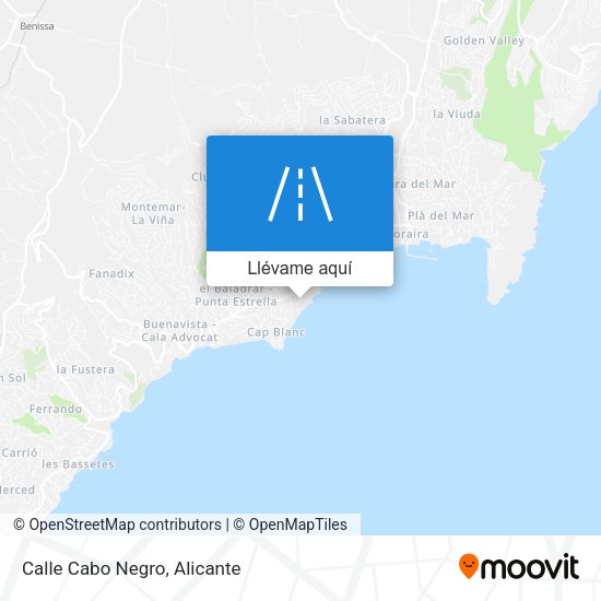 Mapa Calle Cabo Negro