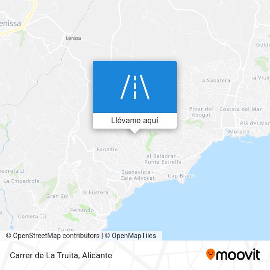 Mapa Carrer de La Truita