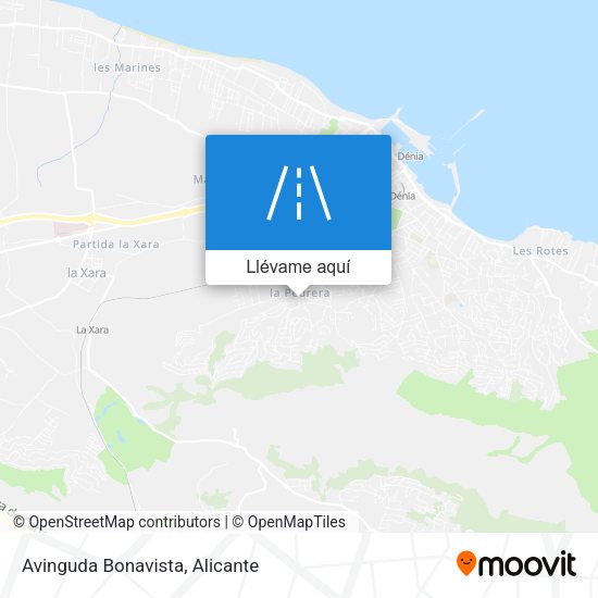 Mapa Avinguda Bonavista