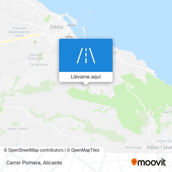 Mapa Carrer Pomera