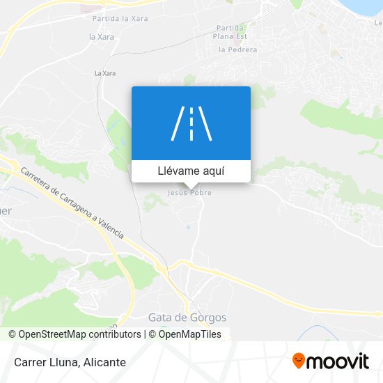 Mapa Carrer Lluna