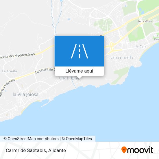 Mapa Carrer de Saetabis