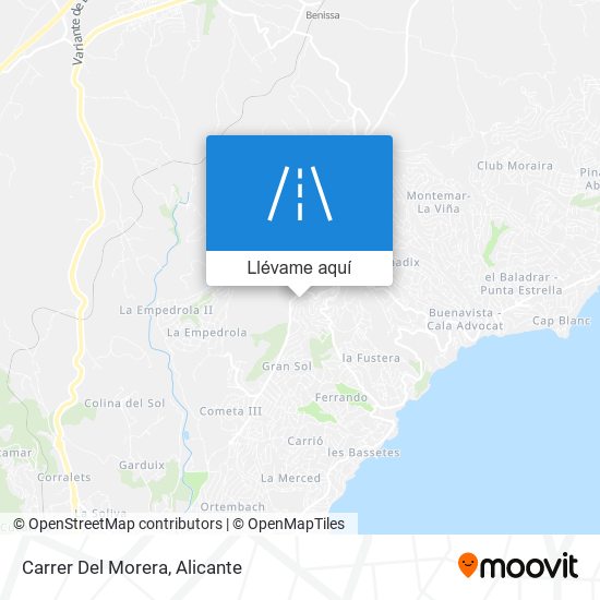 Mapa Carrer Del Morera