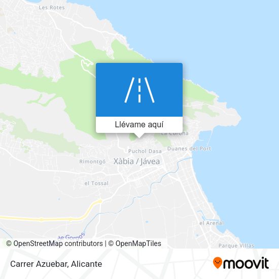 Mapa Carrer Azuebar