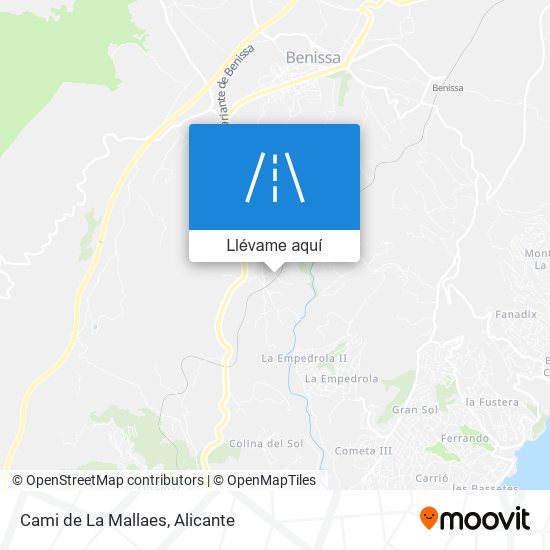 Mapa Cami de La Mallaes