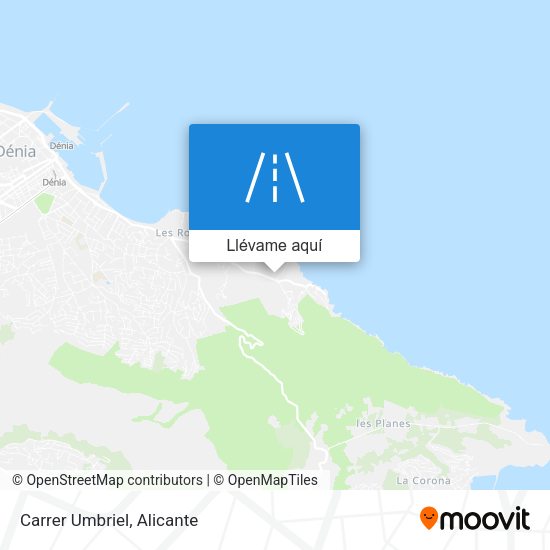 Mapa Carrer Umbriel