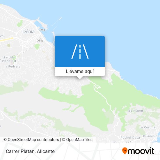 Mapa Carrer Platan