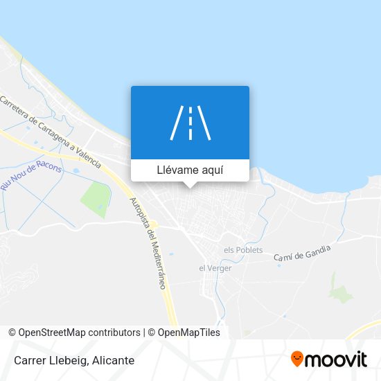 Mapa Carrer Llebeig