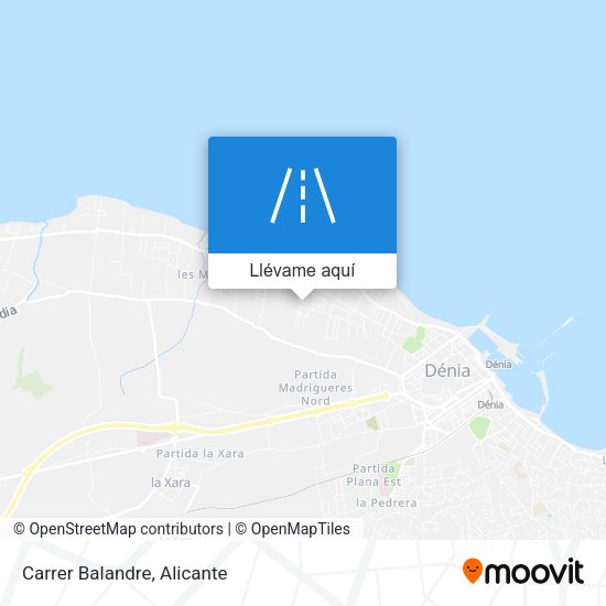 Mapa Carrer Balandre