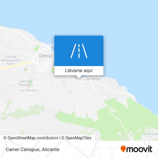 Mapa Carrer Canopus