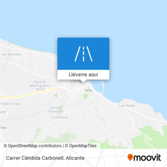 Mapa Carrer Càndida Carbonell