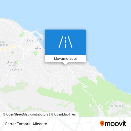 Mapa Carrer Tamarit