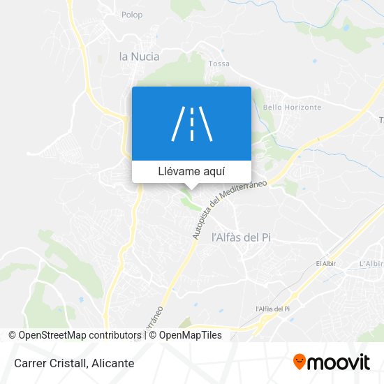 Mapa Carrer Cristall
