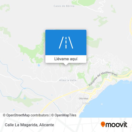 Mapa Calle La Magarida