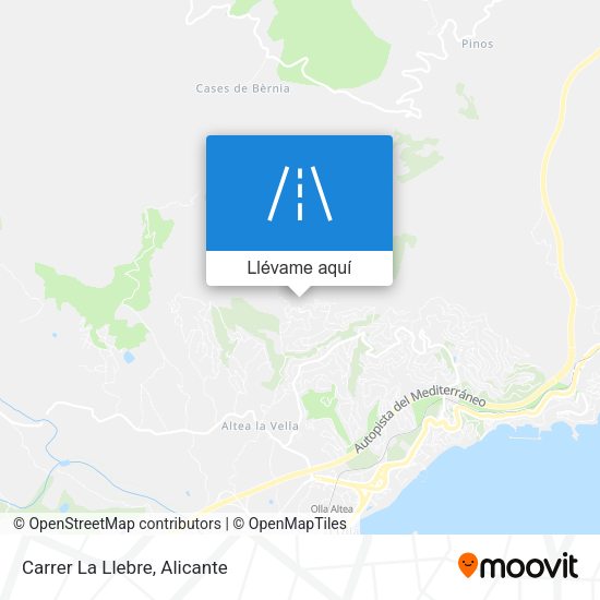 Mapa Carrer La Llebre