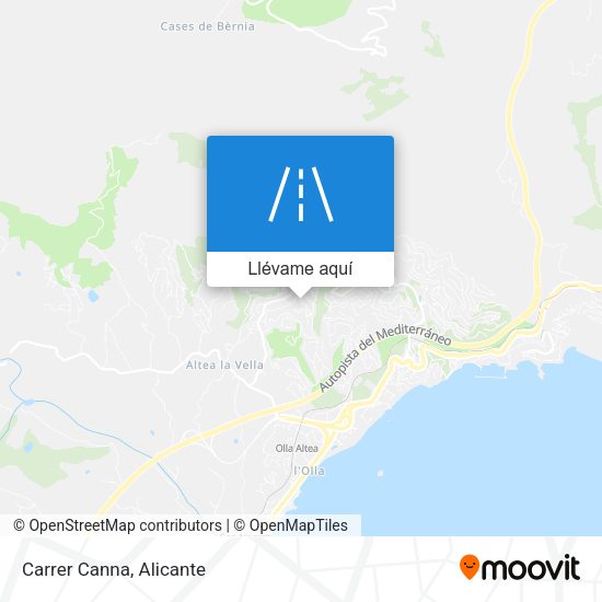 Mapa Carrer Canna