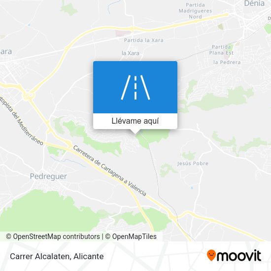 Mapa Carrer Alcalaten