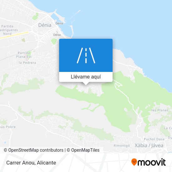 Mapa Carrer Anou