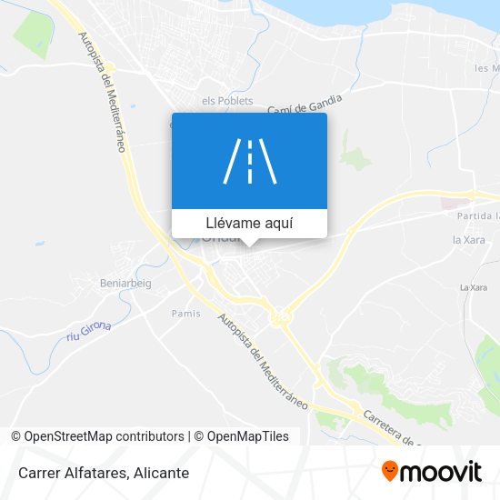 Mapa Carrer Alfatares
