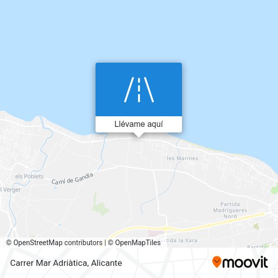 Mapa Carrer Mar Adriàtica