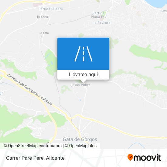 Mapa Carrer Pare Pere
