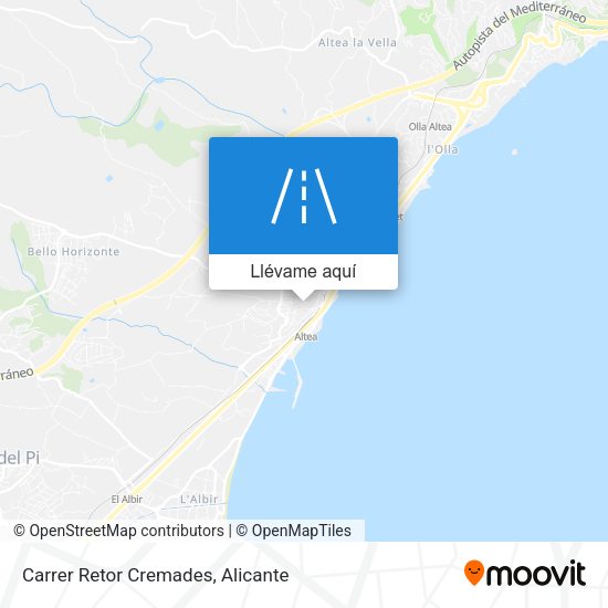 Mapa Carrer Retor Cremades