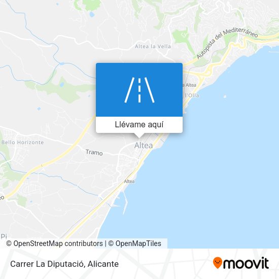 Mapa Carrer La Diputació