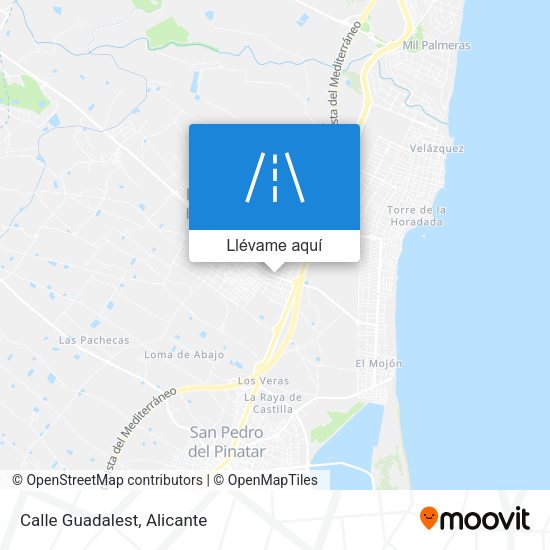 Mapa Calle Guadalest
