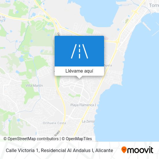 Mapa Calle Victoria 1, Residencial Al Andalus I