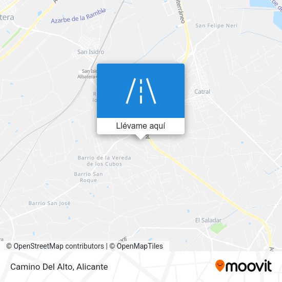 Mapa Camino Del Alto