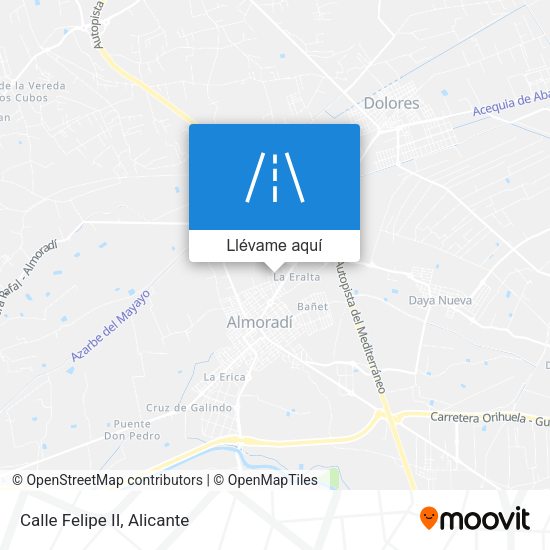 Mapa Calle Felipe II