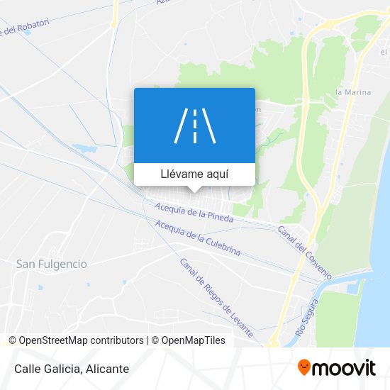 Mapa Calle Galicia