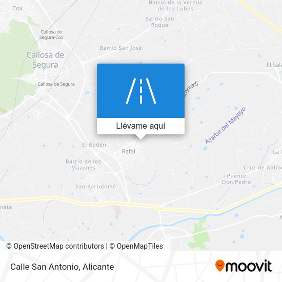 Mapa Calle San Antonio