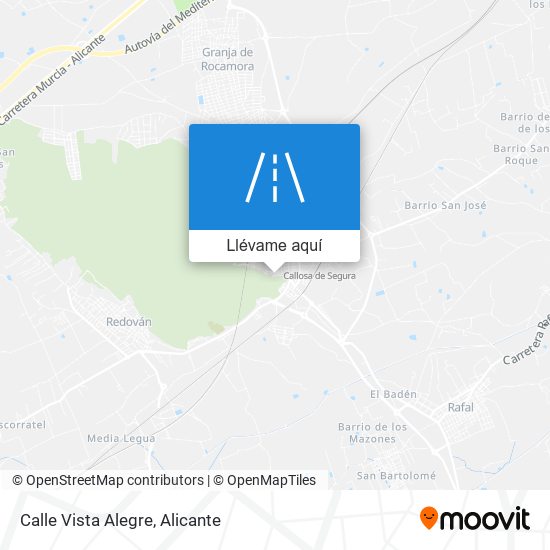 Mapa Calle Vista Alegre