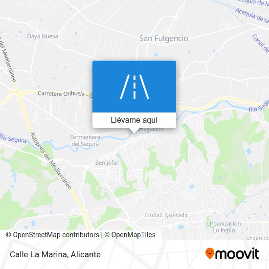 Mapa Calle La Marina