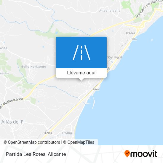Mapa Partida Les Rotes